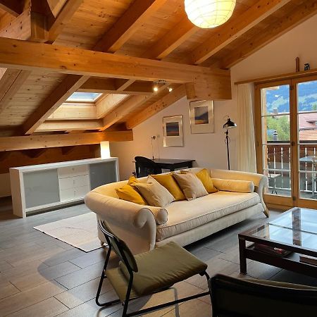 Ferienwohnung Attic In The Alps Luzein Exterior foto