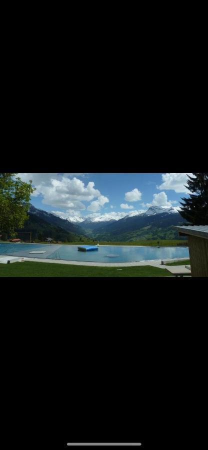Ferienwohnung Attic In The Alps Luzein Exterior foto