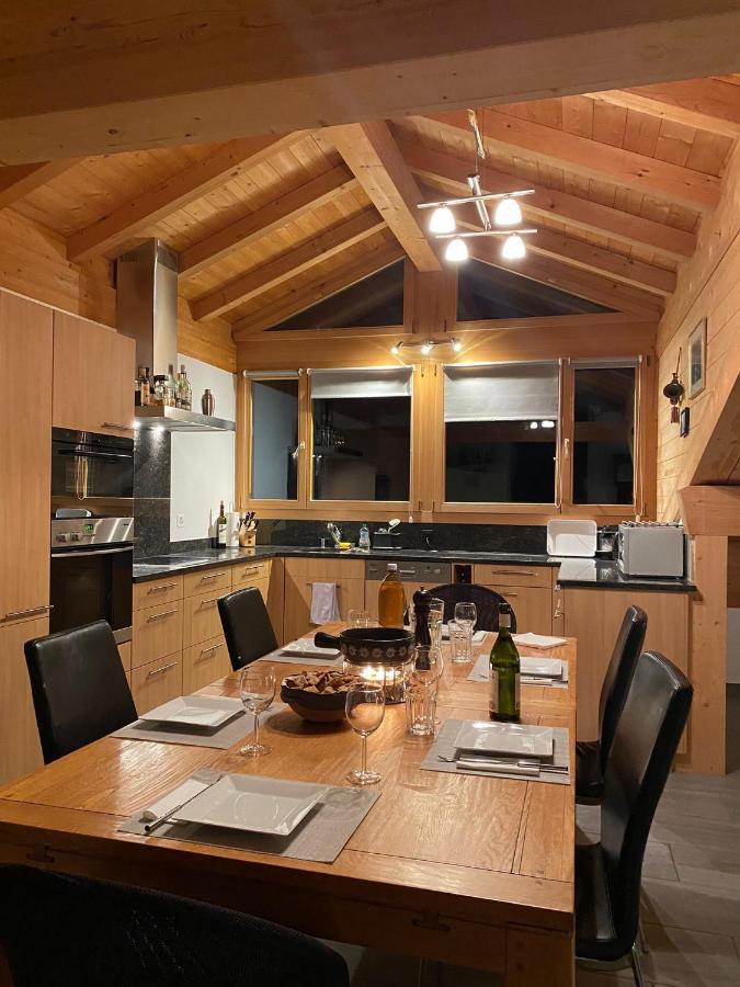 Ferienwohnung Attic In The Alps Luzein Exterior foto