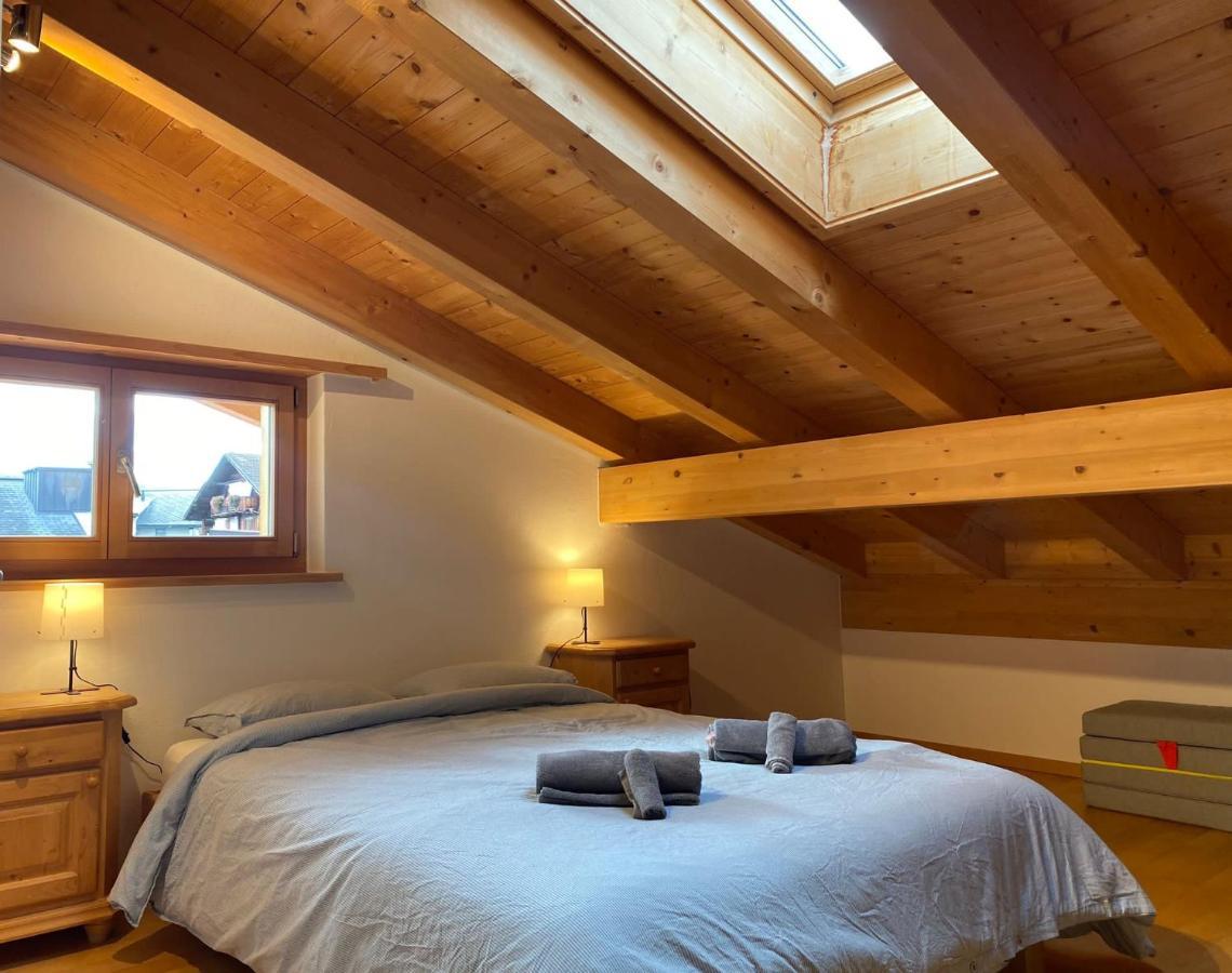Ferienwohnung Attic In The Alps Luzein Exterior foto