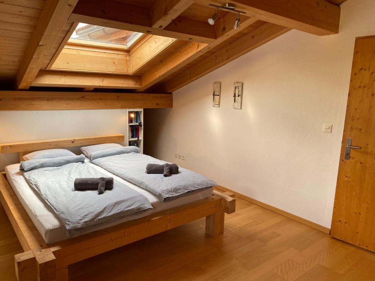 Ferienwohnung Attic In The Alps Luzein Exterior foto