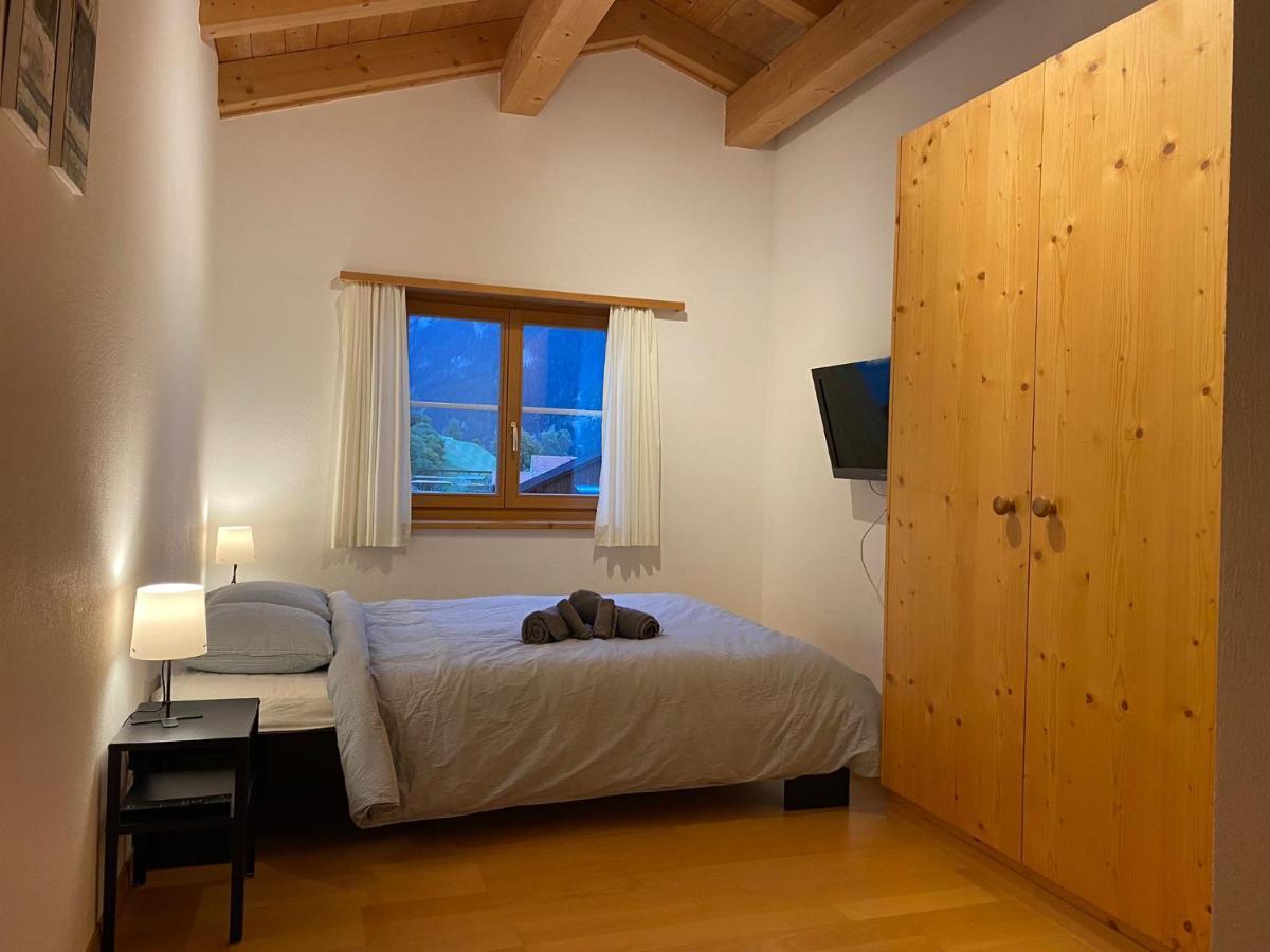 Ferienwohnung Attic In The Alps Luzein Exterior foto