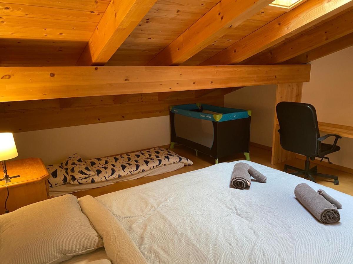 Ferienwohnung Attic In The Alps Luzein Exterior foto