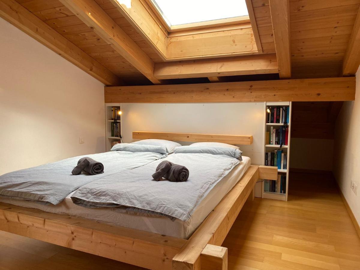 Ferienwohnung Attic In The Alps Luzein Exterior foto